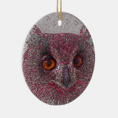 Etheral Owl Keramisch Ornament (Rechts)