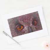 Etheral Owl Rechthoekige Sticker (Envelop)