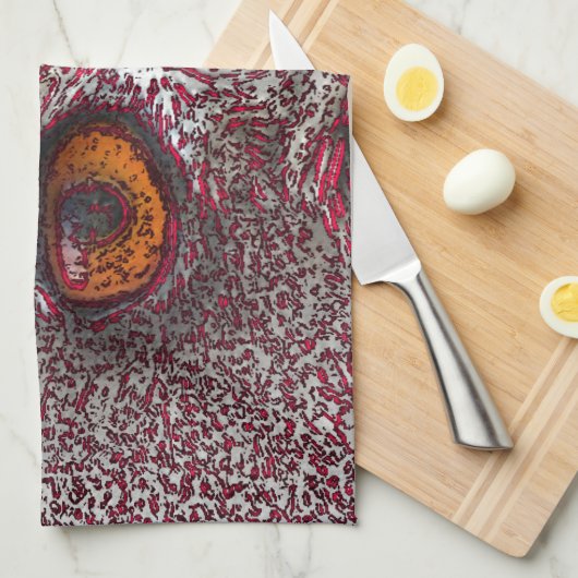 Etheral Owl Theedoek (Quarter Fold)