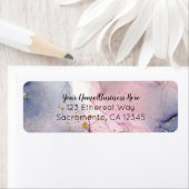 Etheral Periwinkle Pink Gold Inky Fantasy Glam Etiket (Insitu)