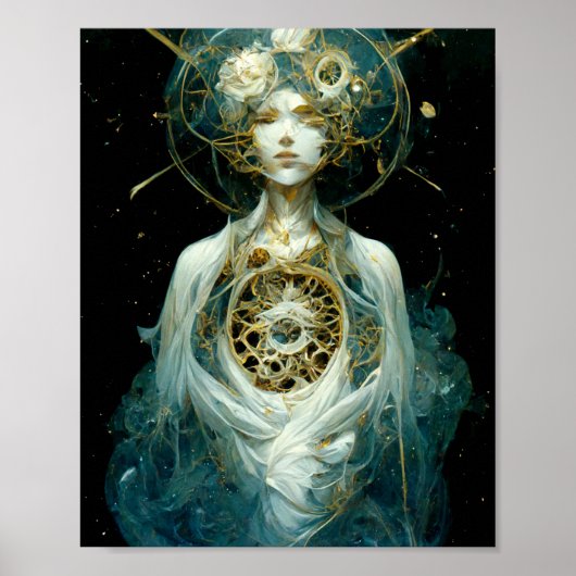 Etheral Sprite 2 Fantasy Art Poster (Voorkant)