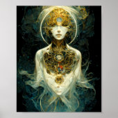 Etheral Sprite 3 Fantasy Art Poster (Voorkant)