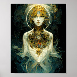 Etheral Sprite 3 Fantasy Art Poster