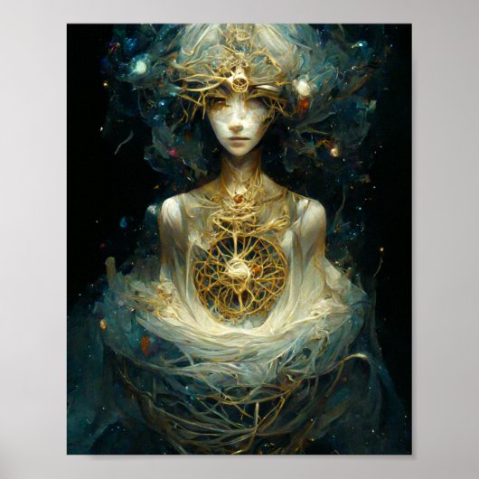 Etheral Sprite Fantasy Art Poster (Voorkant)
