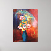 Etherale bloem door Odilon Redon Canvas Afdruk (Voorkant)