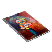 Etherale bloem, schilderij van Odilon Redon Notitieboek (Rechterzijde)
