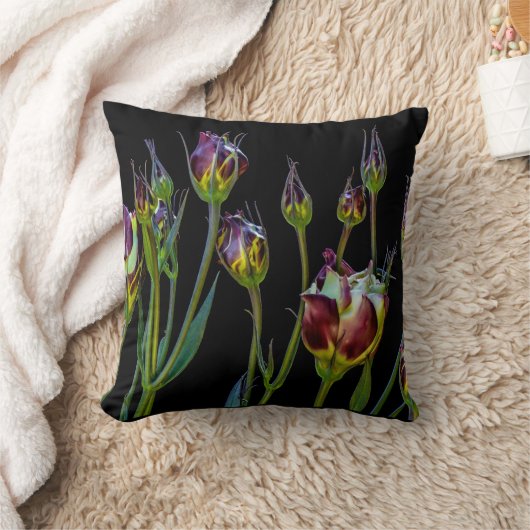 Etherale Paarse Tulpen Kussen (Deken)