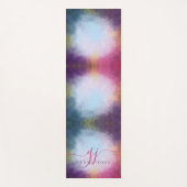 Ethereal Abstract Glow Monogram Yogamat (Voorkant)