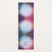 Ethereal Abstract Glow Monogram Yogamat (Achterkant)