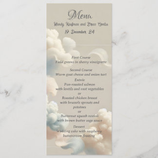 Ethereal Bliss Menu