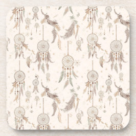 Ethereal Boho Dream Catcher Celestial Ceramic Tile Bier Onderzetter