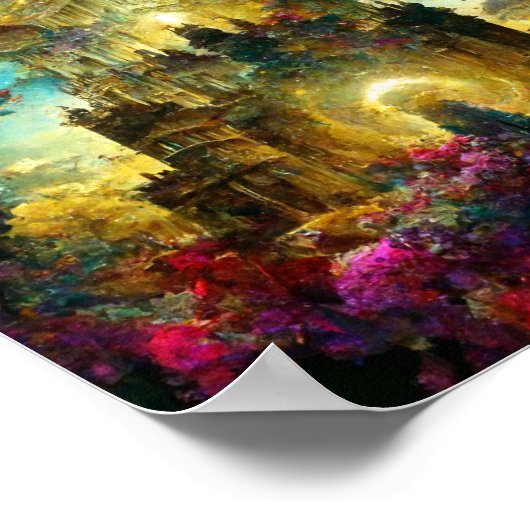 Ethereal Castle 8 Imaginaire Art Poster (Coin)