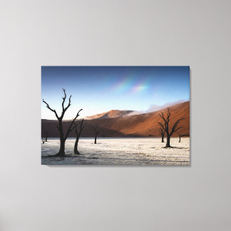 Ethereal Deadvlei Namibië - Hyper-Realistisch Woes Canvas Afdruk