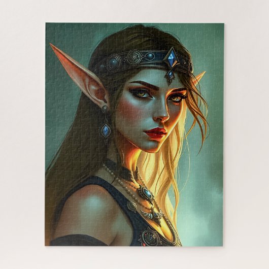 Ethereal Elven Princess Jigsaw Puzzle (Vertical)