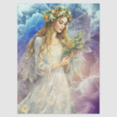 Ethereal Enchanted Heavenly Princess Decoupage Tissuepapier (Voorkant)