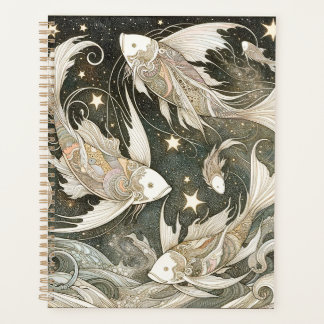 Ethereal Floating Fish Planner – Dreamy Ocean