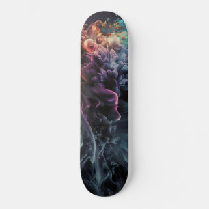 Ethereal Galaxy Art Skateboard