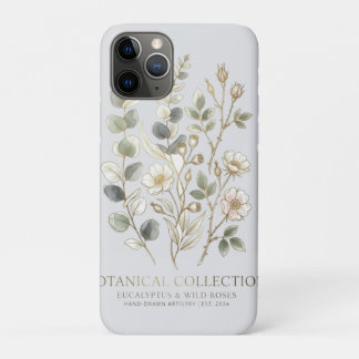 Ethereal Gold & Sage Botanical Collection iPhone 11 Pro Hoesje