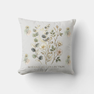 Ethereal Gold & Sage Botanische Collectie Kussen
