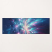 Ethereal Ice Crystal Fantasy Design | Unique Yogamat (Voorkant (horizontaal))