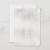 Ethereal Love Mariage No Meal Choice Carte RSVP (Dos)