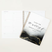 Ethereal Mist Ombre Black Watercolor Moody Mariage (Devant avec enveloppe)