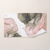 Ethereal Moody Black Gold Inky Imaginaire Glam (Serviette à main)