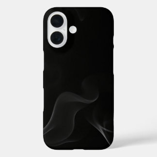 Ethereal Noir Smoke – Premium Dark Aesthetic Phone iPhone 16 Hoesje