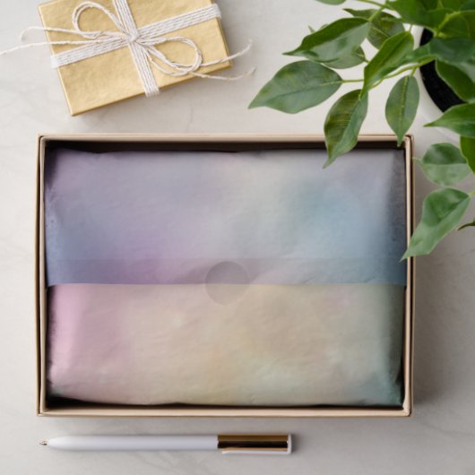 Ethereal Rainbow Unicorn Portrait Decoupage  Tissuepapier (Geschenk)