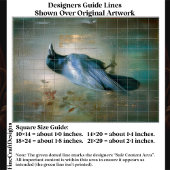 Ethereal Raven, Textured Background EQ8R Decoupage Tissuepapier