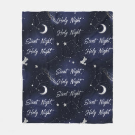 Ethereal Silent Night Holy Night Celestial X-mas Fleece Deken