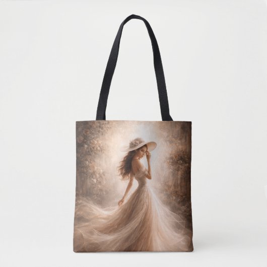 Ethereal Slavic Water Nymph Tote Bag Boho (Devant)