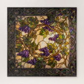 Ethereal Stained Glass Grapevine Puzzle (Horizontal)