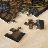 Ethereal Stained Glass Wheat Stalks Puzzle (Côté)