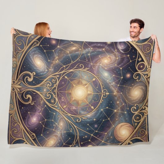 Ethereal Vision – Beyond Reality Fleece Deken (In situ)