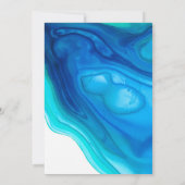 Ethereal Wave Bruidsfeest Uitnodigingen (Achterkant)