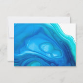 Ethereal Wave Mariage Merci Cartes (Dos)