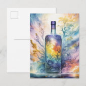 Ethereal Whispers - Magical Potion Bottle Briefkaart (Voorkant / Achterkant)