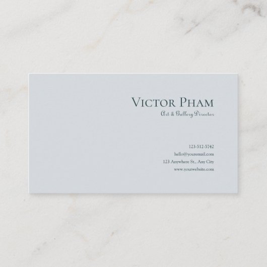 Ethereal Winter Floral Burgundy Rose and Icy Gray Visitekaartje (Achterkant)