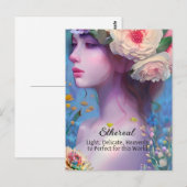 Ethereale vrouwen, Geestelijke gids, Engel, Fee Briefkaart (Voorkant / Achterkant)