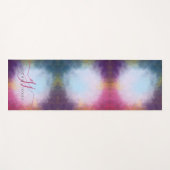 Ethereel Abstract Glowing Monogram Yogamat (Voorkant (horizontaal))
