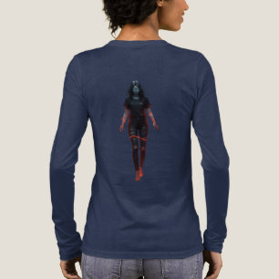 Ethereel Enigma: Glowing Anti-Held Graphic Apparel Tri-Blend Shirt