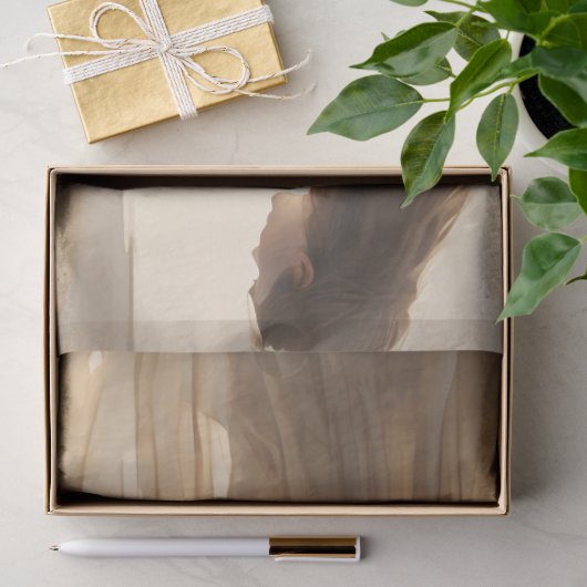 Ethereel Vrouw Decoupage Tissuepapier (Geschenk)