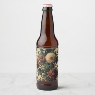 Etherele Dreiging – Gotisch Botanisch Ontwerp Bier Etiket