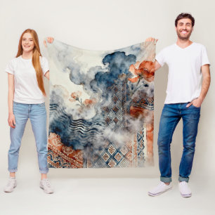 Etherele Indonesische Batik Fleece Deken