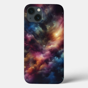 Etherele Kosmische Nevel Telefoonhoes - Levendig S iPhone 13 Hoesje
