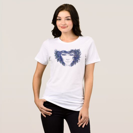 Etherele Schoonheid Tri-Blend Shirt (Voorkant volledig)