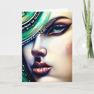 Etherele Sieraadjes met Glitters  Kaart