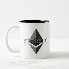 Ethereum Coffee Mugs, Beer Steins Tweekleurige Koffiemok