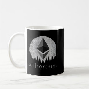 Ethereum Coin Moon Logo Crypto Token Hodl ETH Cryp Koffiemok